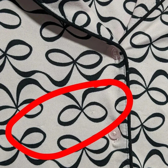 Kate Spade Bow Print Pajama Set - Picture 4 of 8